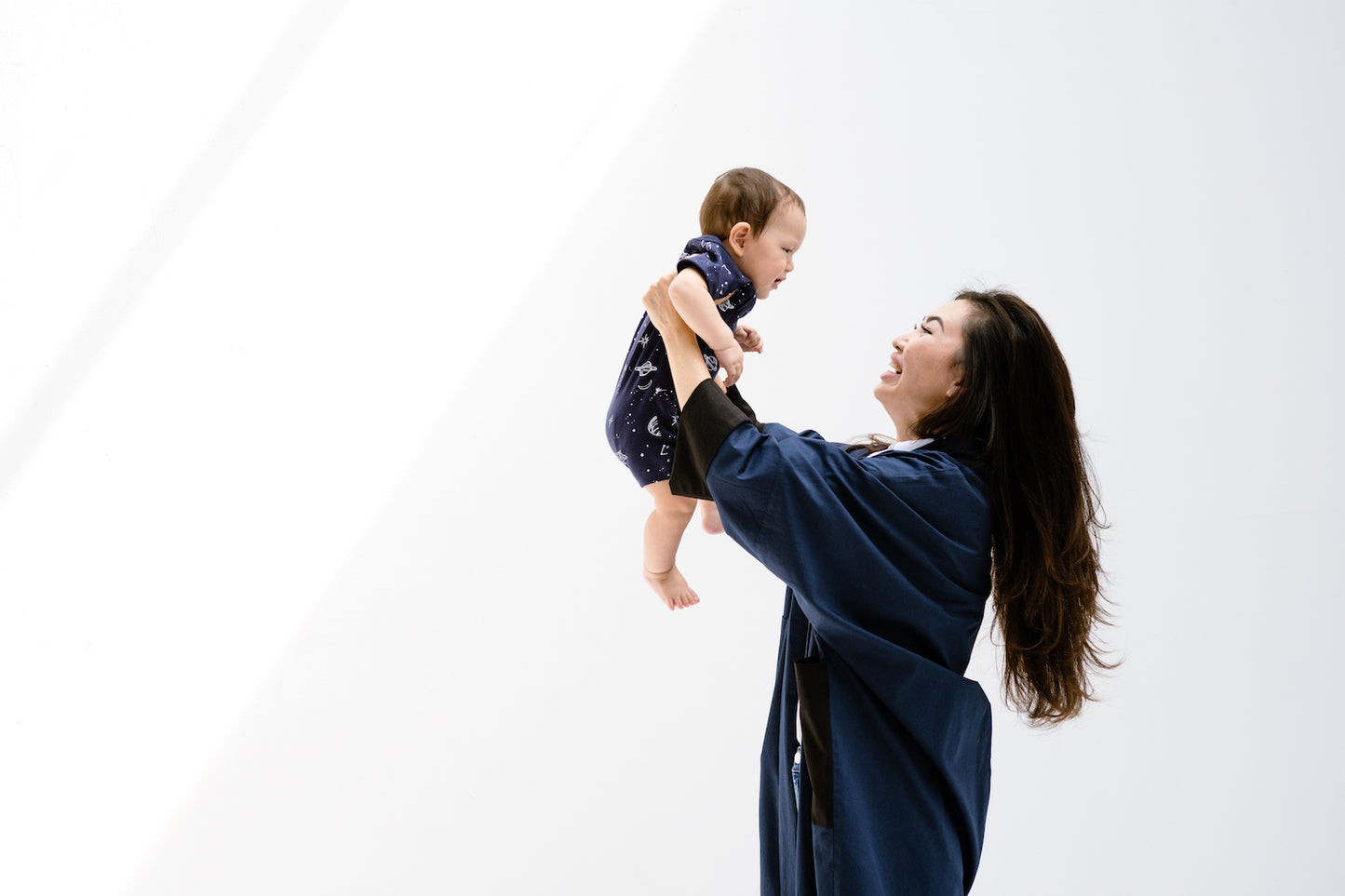 Midnight Sky Zip Baby Romper
