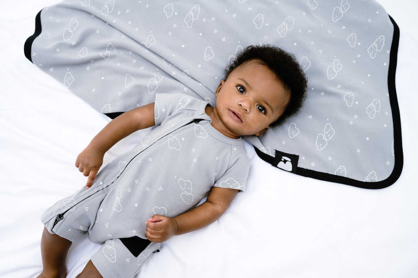 Dusky Cloud Baby Blanket