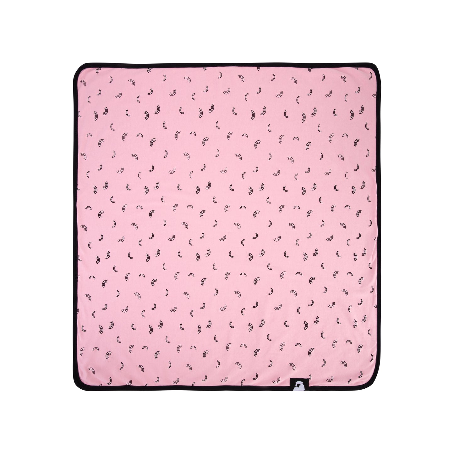 Rosy Rainbow Baby Blanket