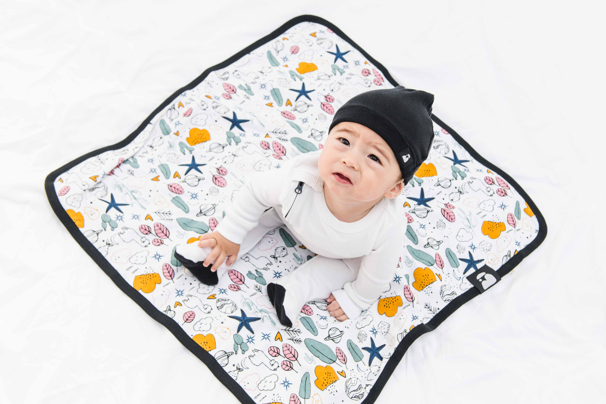 Doodle Print Baby Blanket - Beck & Doodle