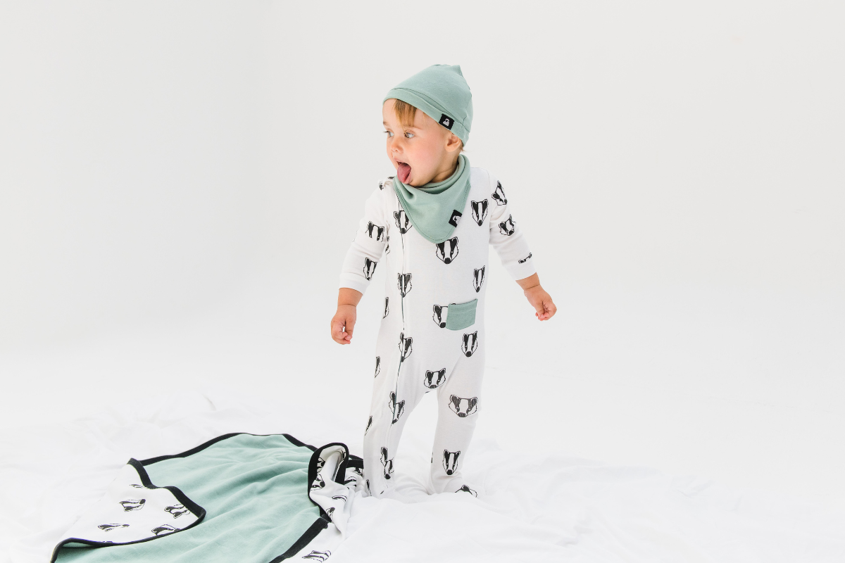 Sage & Ink Baby Bandana Bib - Beck & Doodle
