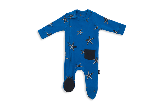 Welcome Baby Essentials Gift Box - Starfish Azure