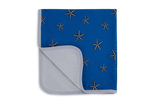 Welcome Baby Deluxe Gift Box - Starfish Azure