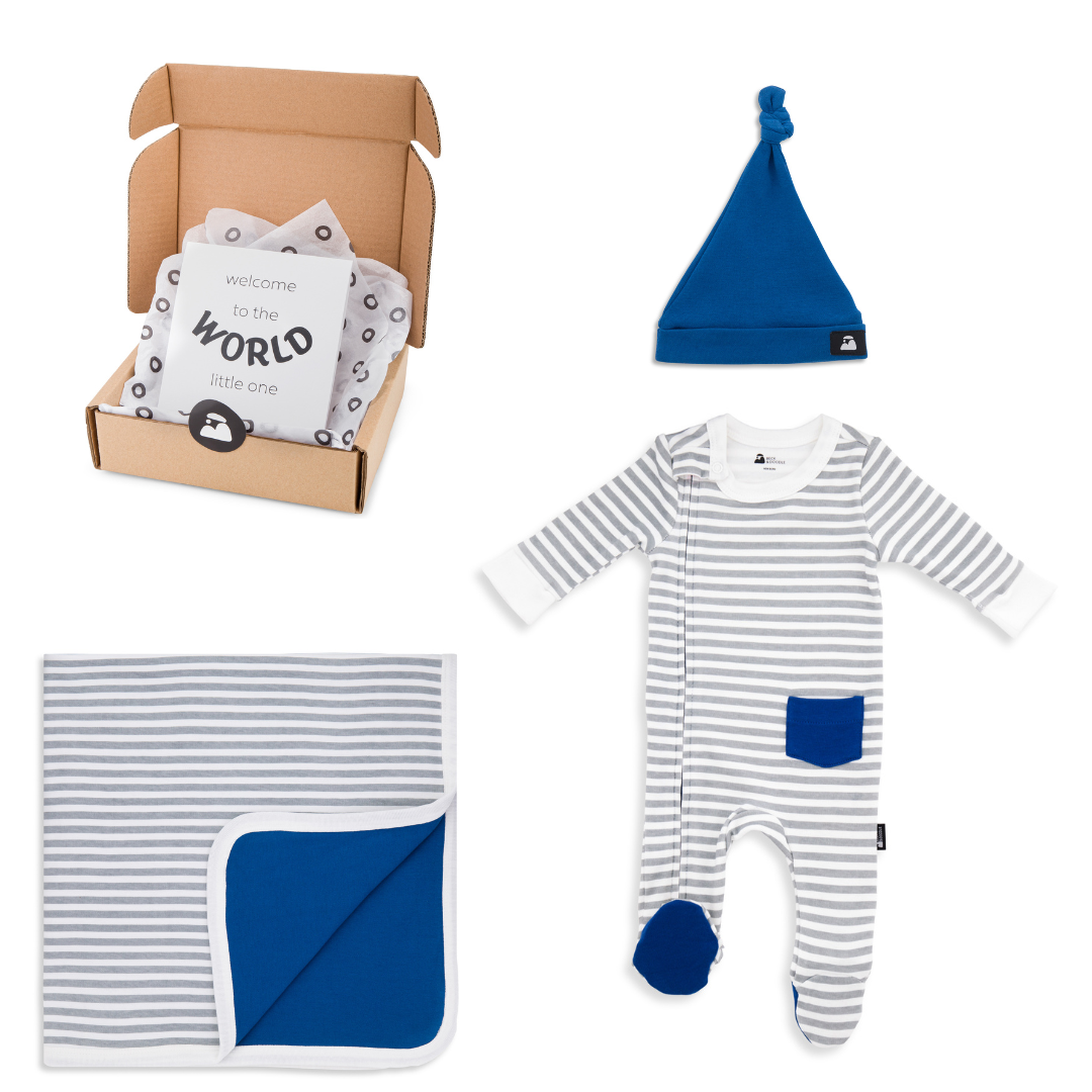 Welcome Baby Essentials Gift Box- Dusky Bandit