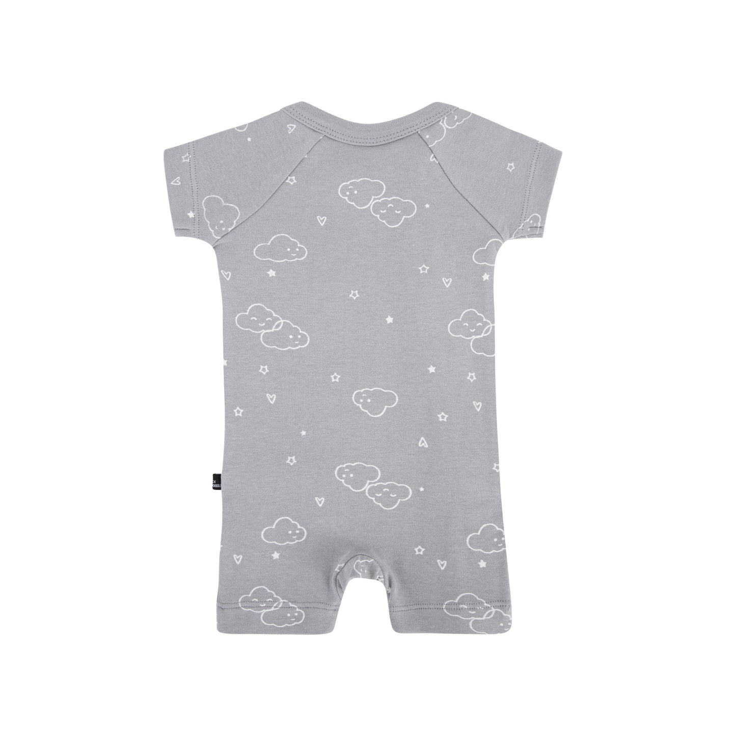 Dusky Cloud Zip Baby Romper