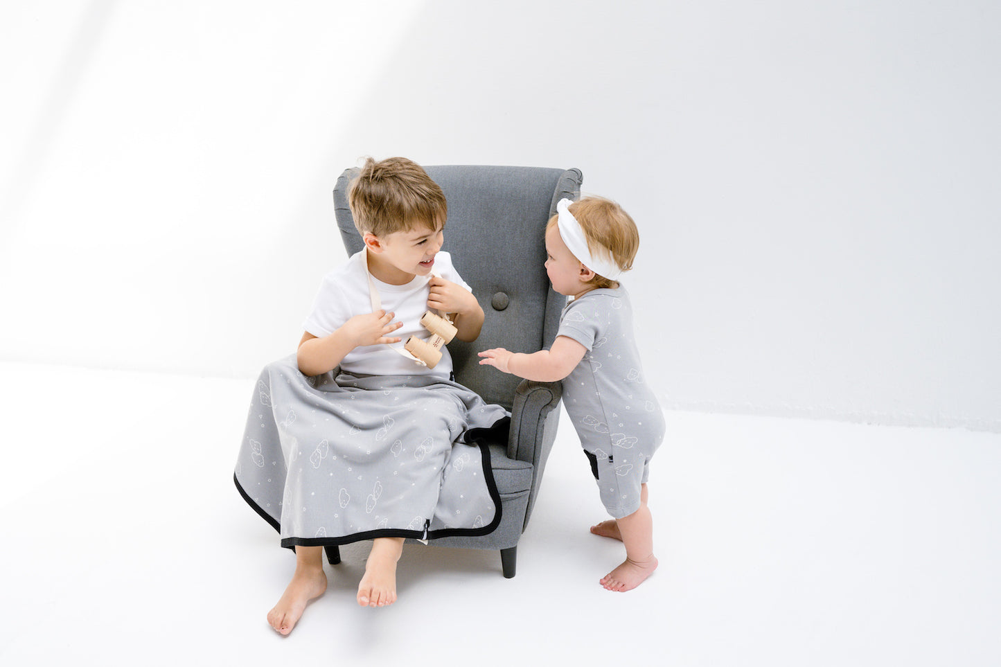 Welcome Baby Essentials Gift Box - Dusky Cloud