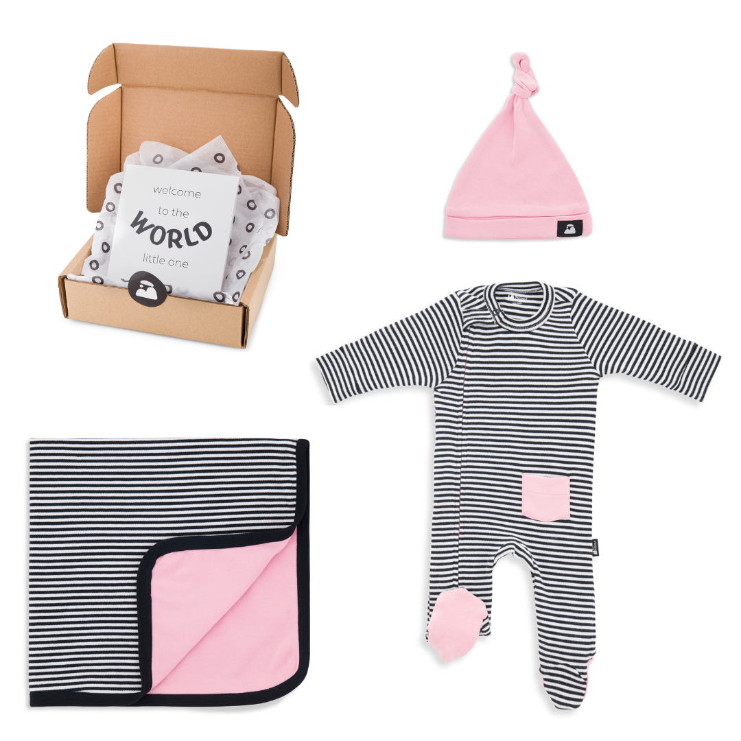 Welcome Baby Essentials Gift Box - Inky Bandit