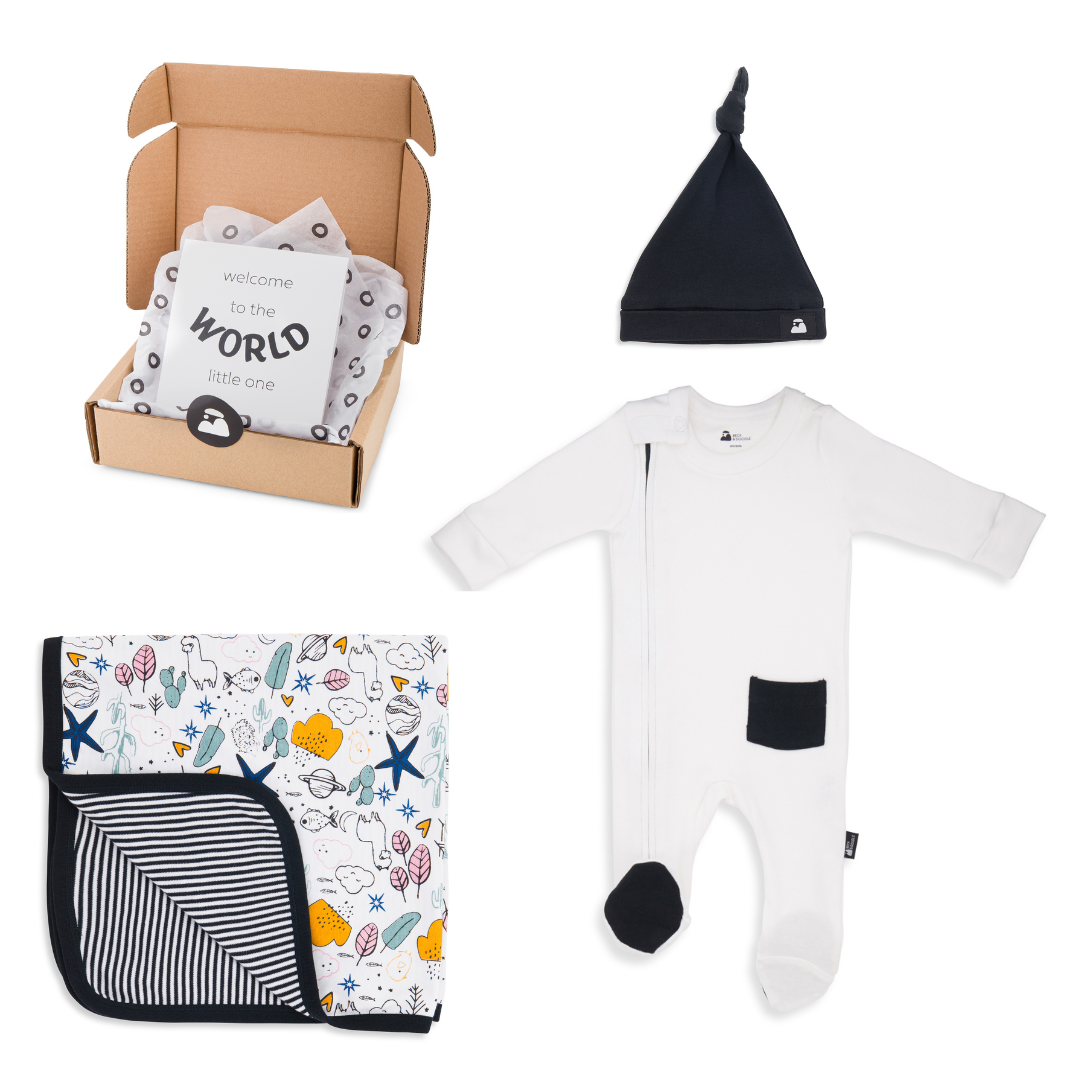 Welcome Baby Essentials Gift Box - Pearly Bandit