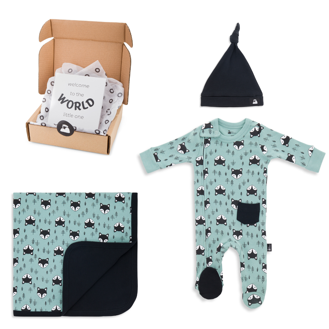 Welcome Baby Essentials Gift Box - Sagey Fox