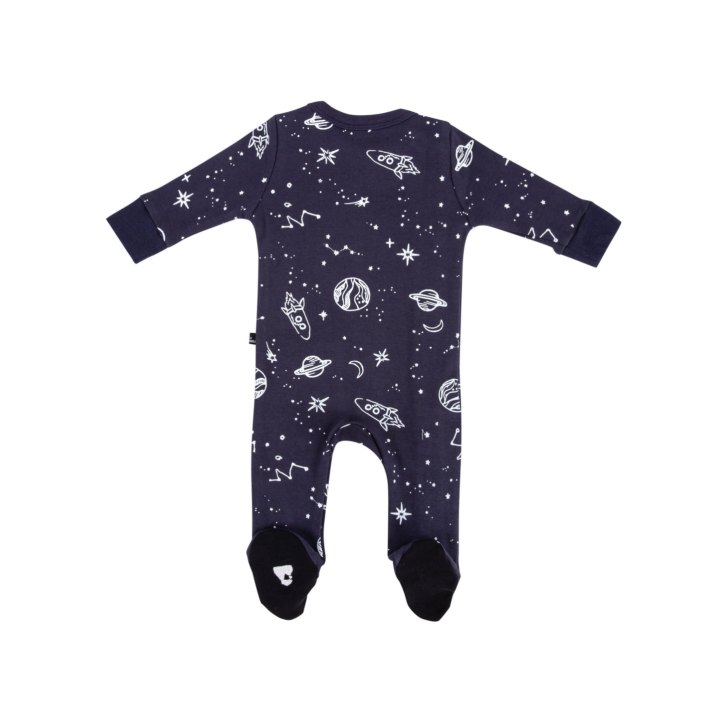 Midnight Sky Zip Baby Sleepsuit