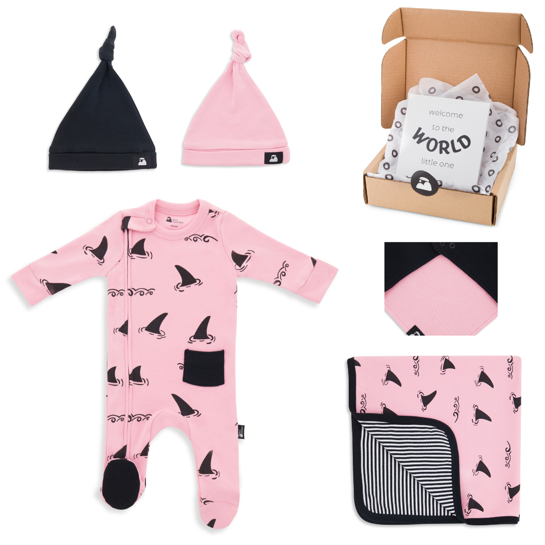 Welcome Baby Deluxe Gift Box - Blushing Shark