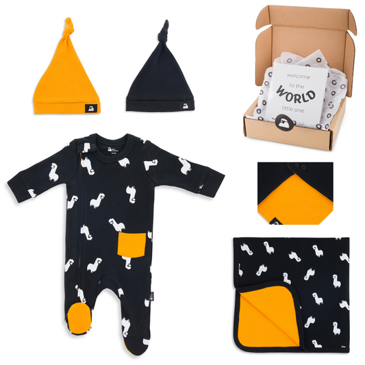 Welcome Baby Deluxe Gift Box - Inky Llama