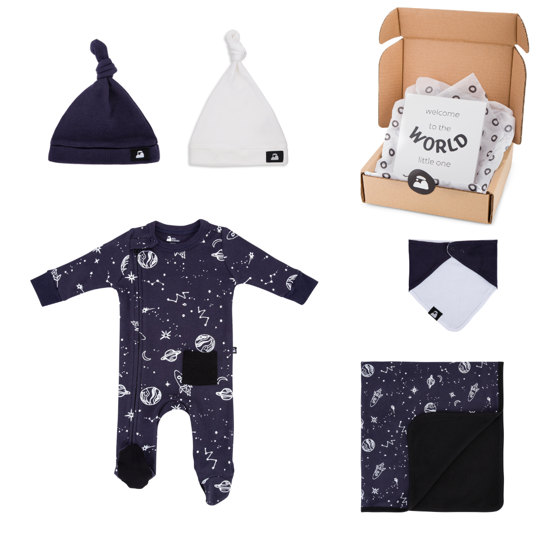 Welcome Baby Deluxe Gift Box - Midnight Sky