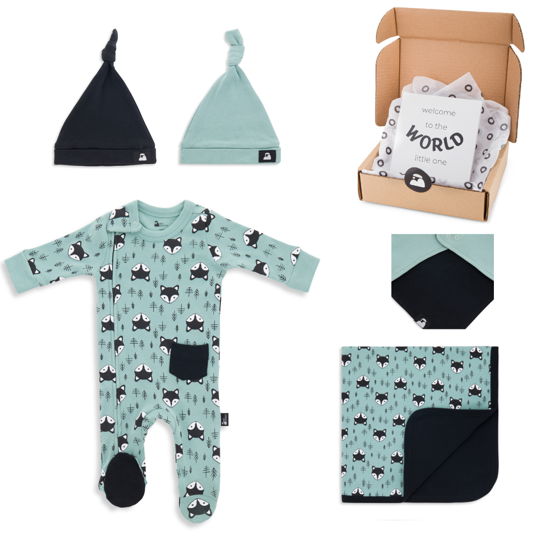 Welcome Baby Deluxe Gift Box - Sagey Fox