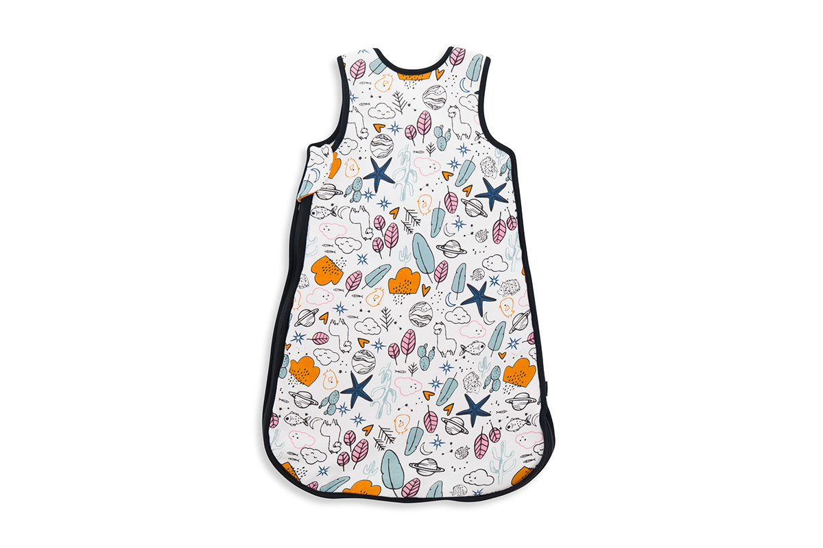 Doodle Print Baby Sleeping Bag - Beck & Doodle