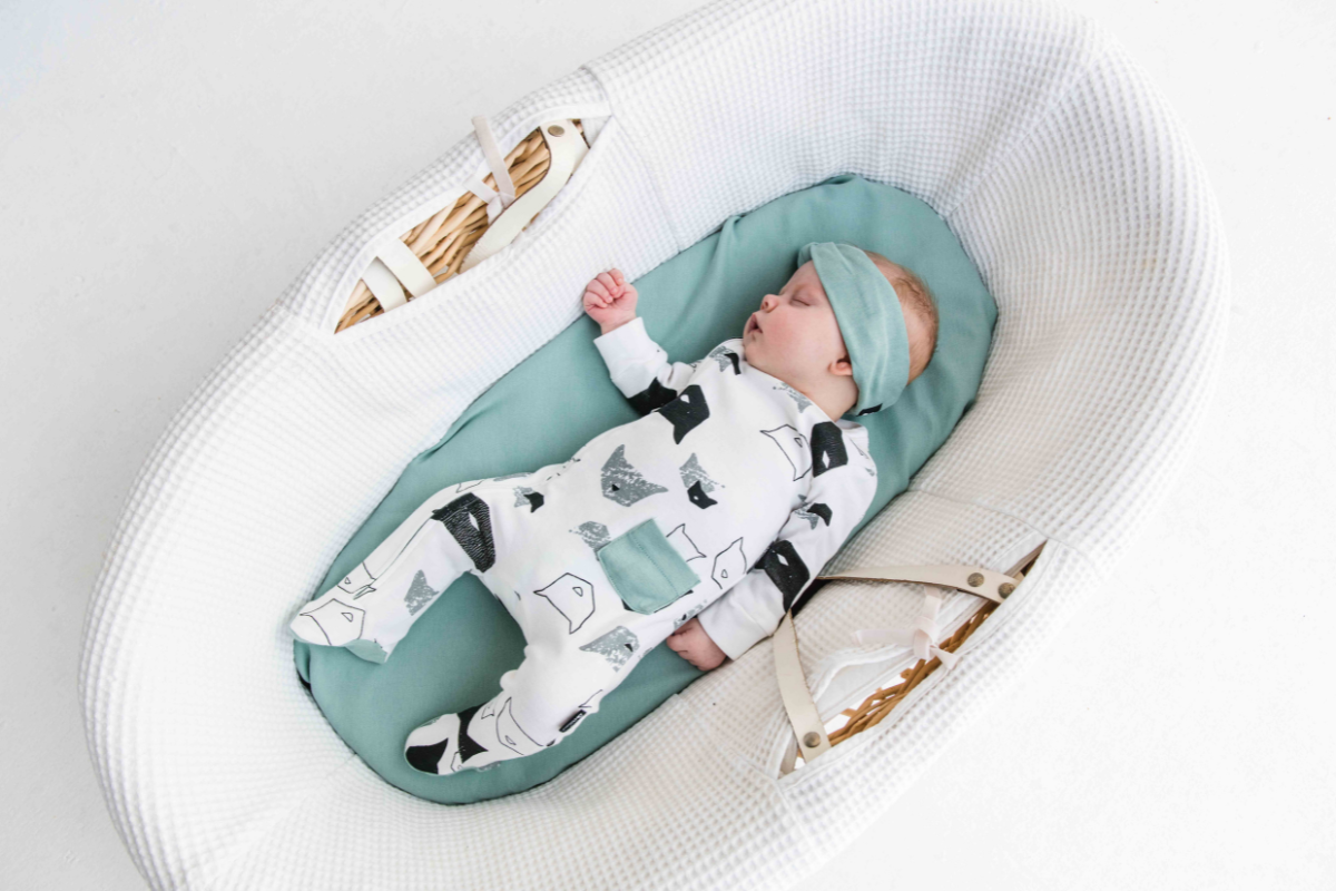 Milky Cat Zip Baby Sleepsuit - Beck & Doodle