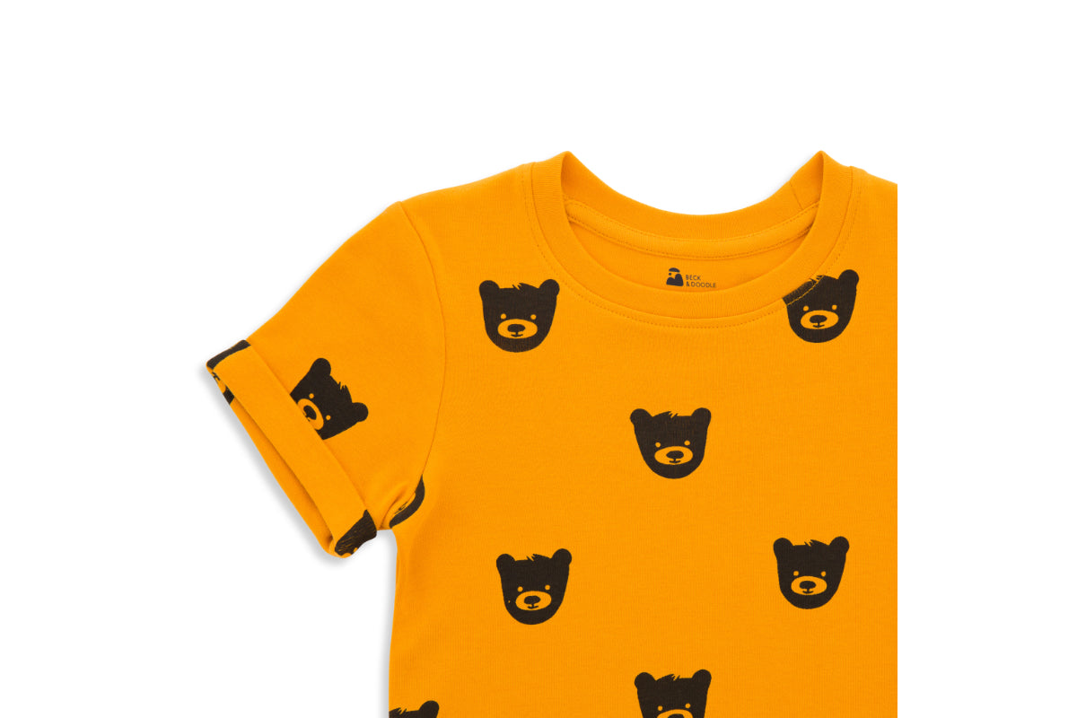 Honey Bear Child and Toddler T-shirt - Beck & Doodle