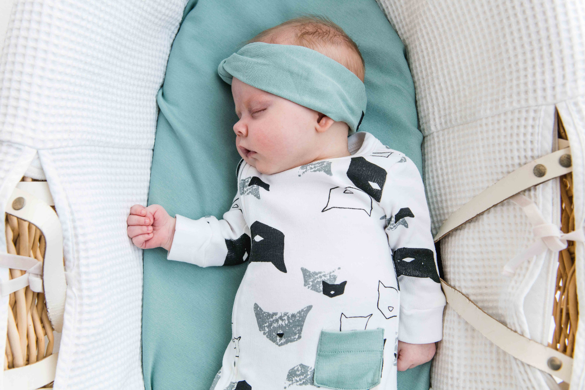 Milky Cat Zip Baby Sleepsuit - Beck & Doodle