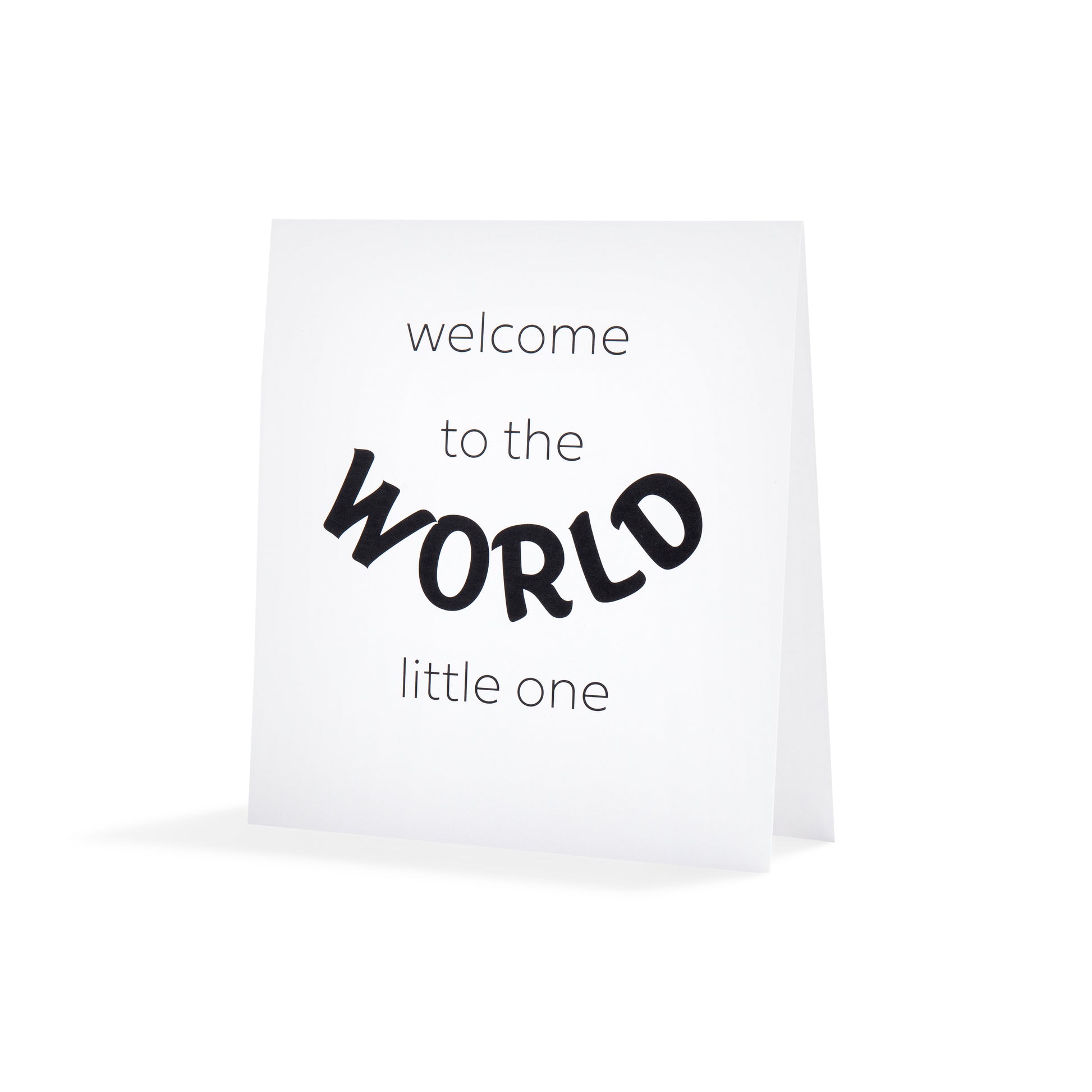 "Welcome to the World" Gift Card - Beck & Doodle