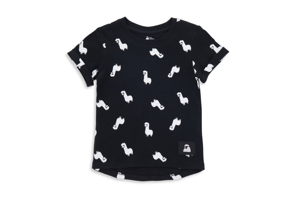 Inky Llama Child and Toddler T-shirt - Beck & Doodle