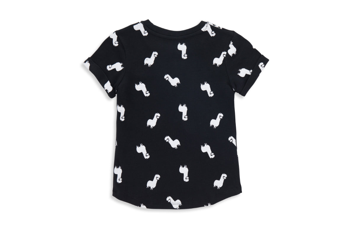 Inky Llama Child and Toddler T-shirt - Beck & Doodle