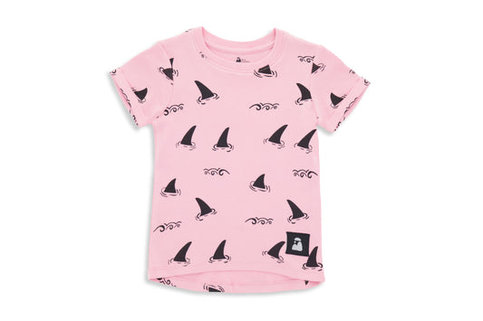 Blushing Shark Child and Toddler T-shirt - Beck & Doodle