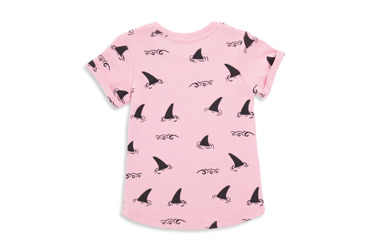 Blushing Shark Child and Toddler T-shirt - Beck & Doodle