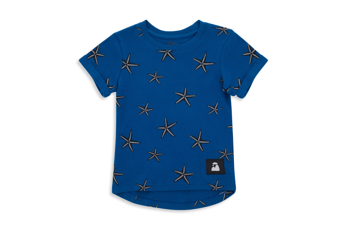 Starfish Azure Child and Toddler T-shirt - Beck & Doodle