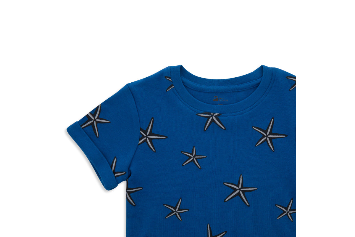 Starfish Azure Child and Toddler T-shirt - Beck & Doodle