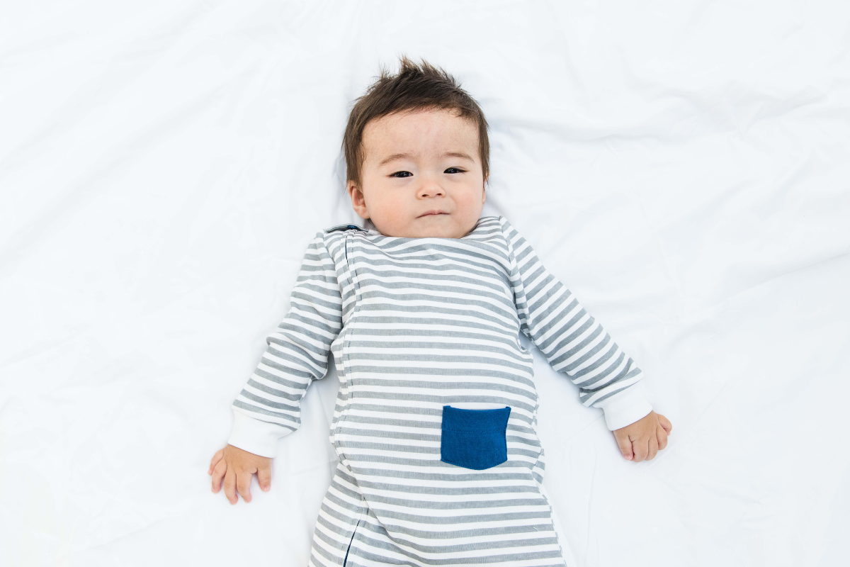 Dusky Bandit Zip Baby Sleepsuit - Beck & Doodle